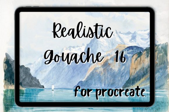 Evaluating Procreate Gouache Brush 16 Smooth Wet on for Digital Painting