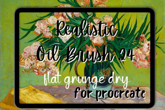 Evaluating the Procreate Oil Brush 24 Grunge Flat Dry for Digital Painting