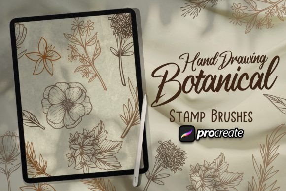 Hand Drawing Botanical Brush Guide