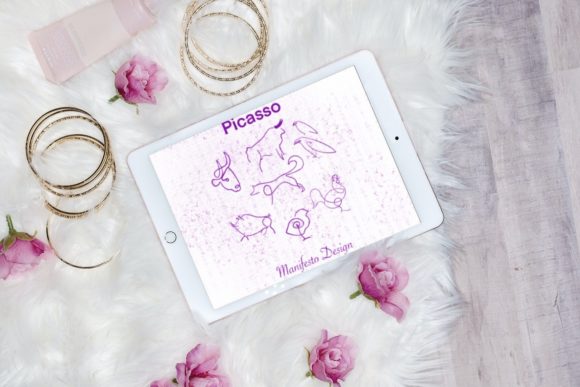 Line Art Picasso for Procreate Bundle V1