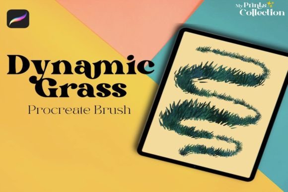 Mastering Natural Textures with the Procreate Dynamic Color Grass Brush