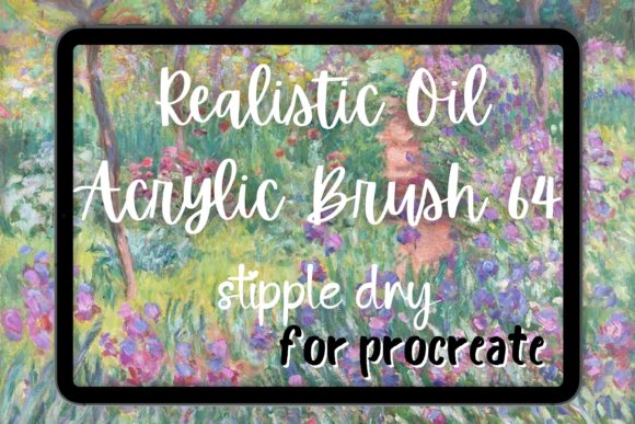 Mastering Texture and Depth with Procreate Oil Brush 64 Dry Stipple
