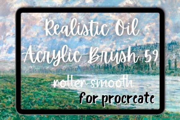 Mastering Texture and Flow with the Procreate Oil Brush 59 Smooth Roller