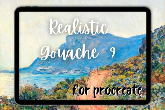 Mastering Texture and Intent with Procreate Gouache Brush 9 Messy