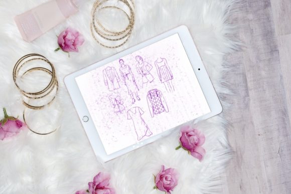 Revolutionizing Digital Design with Line Art Clothes Fashion Procreate V 67