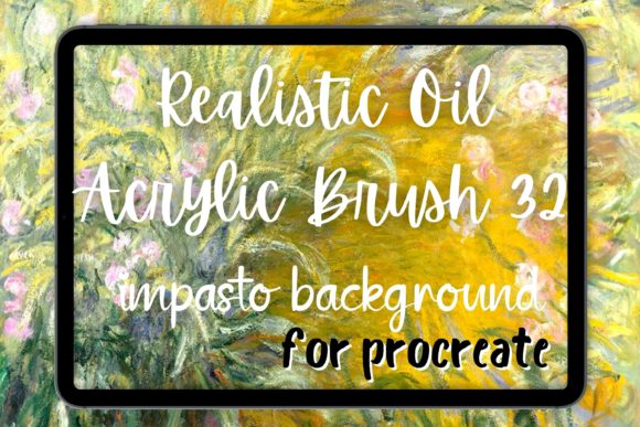 Strategic Texture: Leveraging Procreate Oil Brush Impasto Background for Visual Authority