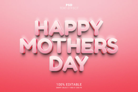 Strategic Visual Communication: Leveraging the Happy Mother s Day PSD Text Effect for Brand Impact