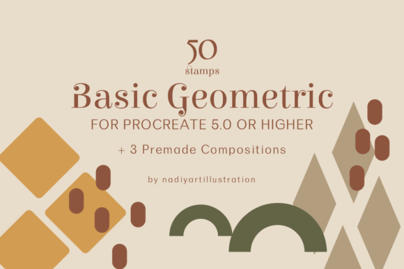 Strategic Visual Communication with Geometric Procreate Stamps