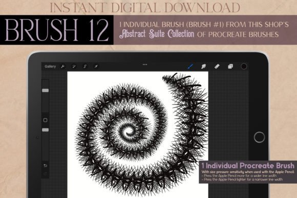 Strategic Visual Identity: Leveraging Procreate Brush 12 - Abstract Suite for Professional Design