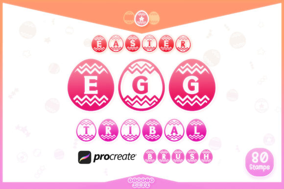 Unlocking Creative Potential with Procreate Brush Easter Egg Tribal Letter