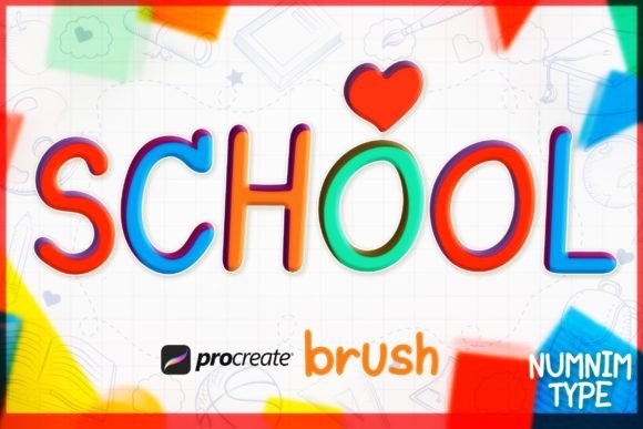 Unlocking Creative Potential with the Procreate Brush School Kids Alphabet a-Z